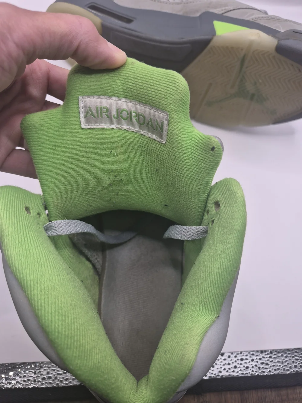 Nike Air Jordan 5 V Retro Green Bean Grey 2022 Size 10 Sneakers  DM9014-003